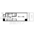 ＥＳＣＡＳＡ京都西陣 １０７ １Kの間取り図