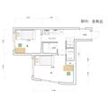 パークアベニュー 2階 １Kの間取り図