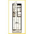 スリーフォレスト 2階 １Kの間取り図