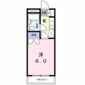 レジデンスクレイン　１　 ５０３ １Kの間取り図