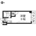 京都市上京区 下立売通千本西入稲葉町（二条駅） 1階 １Kの間取り図