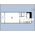ＣＡＮＡＮ（カナン）花園 ５０４ １Kの間取り図