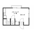 ＳＫハイム ２０２ ワンルームの間取り図