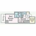 Ｅ－ｃｉｔｙ大須 ２０３ １Kの間取り図