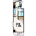 世田谷区 赤堤４丁目（下高井戸駅） 4階 １Kの間取り図