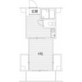 静岡市葵区 沓谷３丁目 2階 １DKの間取り図