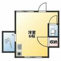 文京区 向丘２丁目（東大前駅） 4階 ワンルームの間取り図