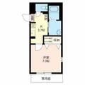 ガナドールＡ ００１０３ １Kの間取り図