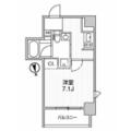 台東区 元浅草１丁目（新御徒町駅） 2階 １Kの間取り図