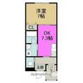 ＡＭＥＮＩＴＩＥＳ　ＴＡＭＡＧＡＷＡ 2階 １DKの間取り図