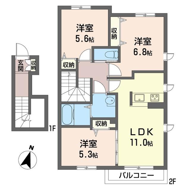 アットホーム】ポルト・ボヌールS 00201 3LDK（提供元  