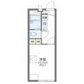 レオパレスカメリア 1階 １Kの間取り図