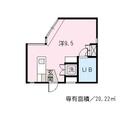 Ｎコート 303 ワンルームの間取り図