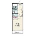 Ｖｉｏｌａ　Ｋｕｓａｎａｇｉ １０５ １Kの間取り図