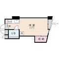 サンモール後楽園 202 ワンルームの間取り図