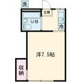 ヒルズ要町 １０５ １Kの間取り図