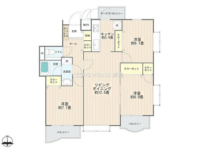 アットホーム グリーンパーク五反野８ 2階 ３ｌｄｋ 足立区の中古マンション マンション購入の情報