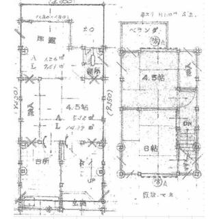 神戸市灘区 赤坂通３丁目 （王子公園駅 ） 2階建 4DK