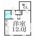 中野区 新井１丁目（中野駅） 1階 ワンルームの間取り図
