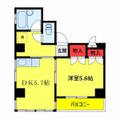 ＳＫ古澤ビル ４０１ １DKの間取り図