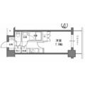クオリア小石川 ４０３ １Kの間取り図