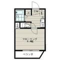 メゾンソレイユ 204 １Kの間取り図