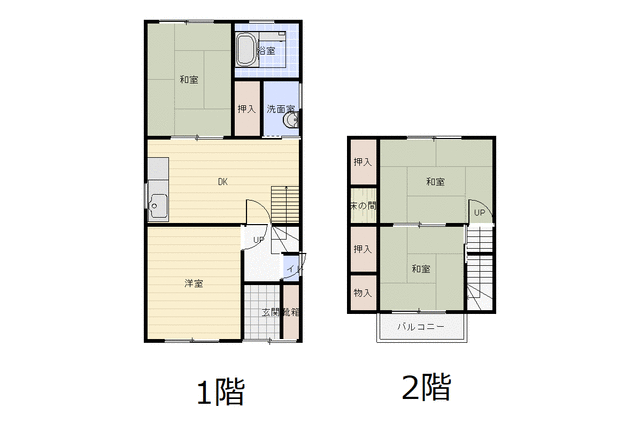 Takamatsu City, Kita-cho (Kita-cho Station), 2-story building, 4DK &mdash; photo 1