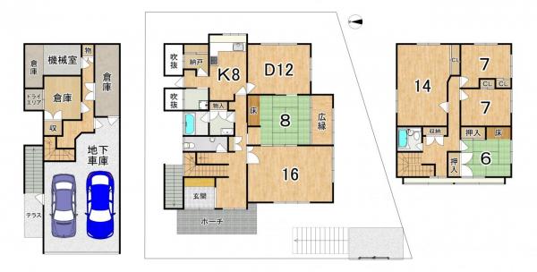 アットホーム 京都市伏見区 桃山町島津 近鉄丹波橋駅 地上2階地下1階建 ６ｄｋ 京都市伏見区の中古一戸建て 提供元 京阪電鉄不動産 株 伏見桃山営業所 一軒家 家の購入