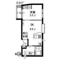 豊島区 長崎２丁目（椎名町駅） 4階 １LKの間取り図