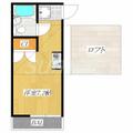 ハイツエミール ２０３ ワンルームの間取り図