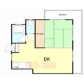 大成マンション ３０１ １DKの間取り図