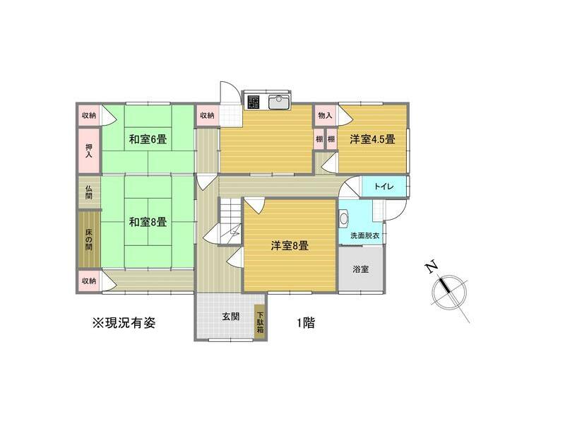 Nakatsu City Oaza Ueno (Imazu Station) 2-story building 6K