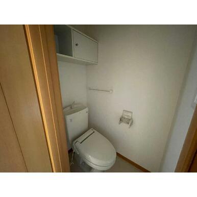 清潔感のあるトイレです。