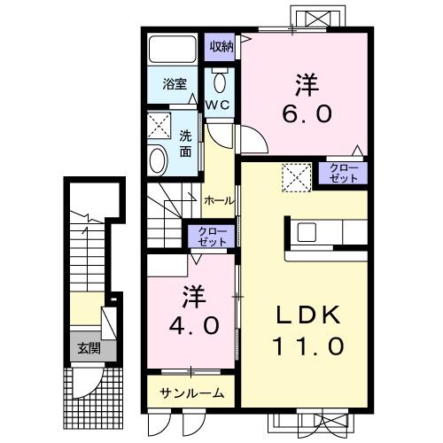 アットホーム パルタージュ 202 2ldk 提供元 株 あーすエステート 加賀市の賃貸アパート アットホーム パルタージュ 202 2ldk 提供元 株 あーすエステート 加賀市の賃貸アパート