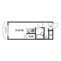 αーＮＥＸＴ高砂 １０２ ワンルームの間取り図