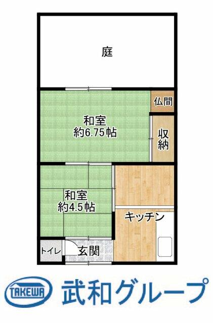 3-chome, Ikue, Asahi-ku, Osaka City (near Jōhoku Kōen-dōri Station) Single-story house, 2K &mdash; photo 1
