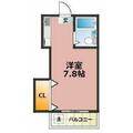 山崎マンション 2階 ワンルームの間取り図