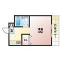 サンエクスプレス 2階 １Kの間取り図