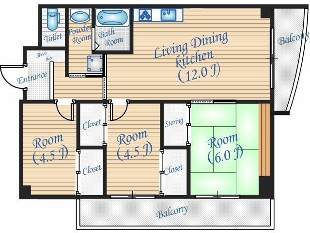 アットホーム コモン山田イースト ４０２ ３ｌｄｋ 提供元 株 ナウ 賃貸住宅サービス ｆｃ千里中央ギャラリー 吹田市の賃貸マンション
