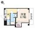 Ｎａｓｕ１２ ２０１ １Kの間取り図