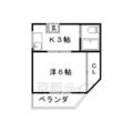 今出川うえだビル ４０１ １Kの間取り図