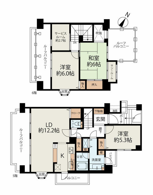 アットホーム 恒陽二俣川マンション 5階 6階部分 ３ｓｌｄｋ 横浜市旭区の中古マンション マンション購入の情報