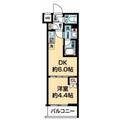 中野区 新井５丁目（新井薬師前駅） 2階 １DKの間取り図