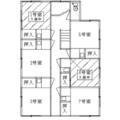 喜春荘 5 ワンルームの間取り図