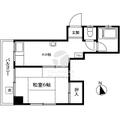 原島ビル ３０１ １Kの間取り図