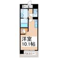 ＳＱＵＡＲＥ坪井 5階 ワンルームの間取り図