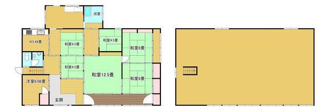 Agatsuma District, Nakanojo Town, Oaza Yamada (Gunma Haramachi Station) Two-story building 7DK