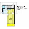 台東区 池之端４丁目（根津駅） 2階 ワンルームの間取り図