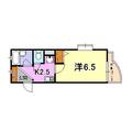 神戸市中央区 磯辺通４丁目（三ノ宮駅） 3階 １Kの間取り図