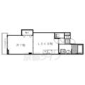 京都市上京区 中村町（二条駅） 2階 １DKの間取り図
